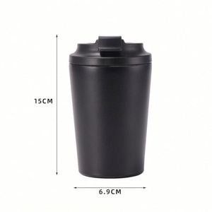 Gobelets isothermes à double paroi de 12 oz compatibles avec les supports, tasses réutilisables en acier inoxydable pour café chaud, thé glacé - Product Image 3