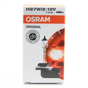 OSRAM המקורי קו 881 12V H27W/2 הלוגן הנורה תוצרת גרמניה תאורת רכב פנס מנורה