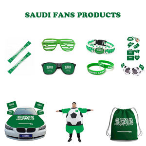 Drapeau souvenir personnalisé pour les supporters saoudiens 2022, en polyester, avec logo personnalisé et taille sur mesure - Product Image 2