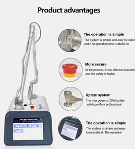 เครื่องเลเซอร์พกพาสำหรับการฟื้นฟูผิวด้วย CO2 Fractional ช่วยผลัดเซลล์ผิว ลดเลือนริ้วรอย ฟื้นฟูผิวที่ถูกทำลายจากแสงแดด - Product Image 4
