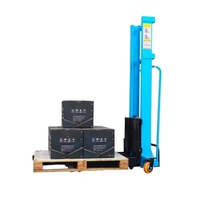 Chariots élévateurs électriques portables spécialisés montés sur camion, capacité de charge de 1 tonne, levage entièrement automatique à 1,6 m, manutention, petits chariots élévateurs