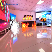 P3.91 Pantalla Led Montada EN LA Pared Interior 500x1000 Panel Led Instalación Fija Pared Led