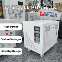 Transformateur toroïdal monophasé à sec en aluminium série SG HENTGPOWER 1KVA 5KVA 20KVA 2000KVA 110V 98% d'efficacité