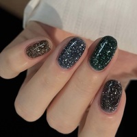 Suuseegel – Kit de vernis gel UV pailleté quatre saisons, 35 couleurs, effet poussière de diamant, pour salons de manucure, 12 ml
