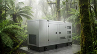 Générateur diesel mobile sur remorque, super silencieux, 30 kW, 30 kVA, portable avec quatre roues, ATS, 60 Hz
