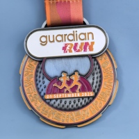 Médaille en métal personnalisée avec logo en alliage de zinc, or, argent, cuivre, 2D, 3D, avec cordon et ruban, médaille sportive sur mesure