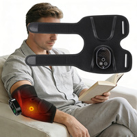 Kabelloser Heizgürtel zur Gelenkschmerzlinderung Handmassagegerät Elektrisch Beheizter Vibrations-Ellbogenstütze-Massagegerät