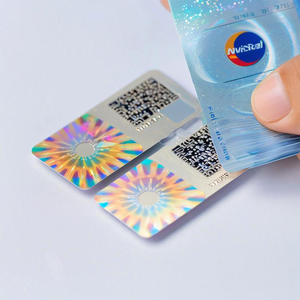 Aangepaste QR-<span class=keywords><strong>code</strong></span> holografische VOID sticker waterdichte PVC-kleefvinyl elektronische dooslabel manipulatiebestendig garantie voor promotie - Product Image 4