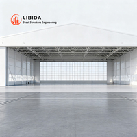 Hangar d'avion en vente chaude, hangar préfabriqué en acier industriel, entrepôts modernes, hangar d'entrepôt