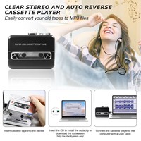 Convertisseur de cassette en MP3, lecteur de cassette, convertisseur cassette en MP3