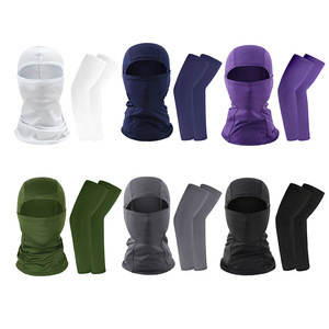 Outdoor Sports Sun Protection Face Mask Ice Silk Sleeve Set Camouflage Adjustable Fishing Mountaineering Unisex Adult - Product Image 3