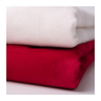 Échantillon gratuit en gros de tissu floqué brossé, tissu velours floqué