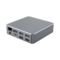 Base de Conexión USB-C Tipo-C 12 en 1, LAN Gigabit de 1000 Mbps, Compatible con Win10/11 Pro y Linux, para Oficina, Hogar y Computadoras de Escritorio Portátiles