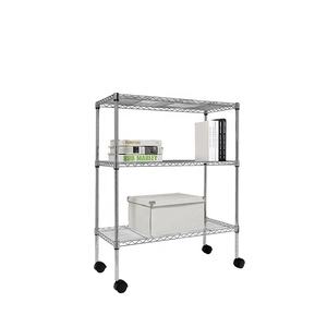 Estante de Almacenamiento de Metal Cromado Multiusos Portátil de <span class=keywords><strong>3</strong></span> Niveles para el Hogar - Product Image 2
