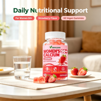 Gommes à mâcher au calcium pour femmes adultes avec vitamines D et K pour la santé des os, complément alimentaire délicieux et à mâcher, nutrition quotidienne