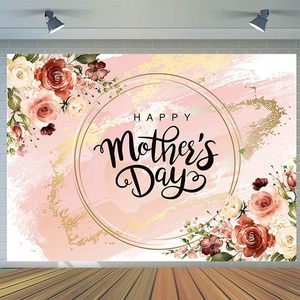 Latar Belakang Fotografi Selamat Hari Ibu Latar Belakang Ibu Terbaik Sepanjang Masa Mahkota Hati Merah Muda Spanduk Pesta Bunga Meja Kue Dapat Disesuaikan - Product Image 5