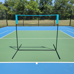 Support de filet de pickleball portable, pliable, réglable, sans bords, pour enfants, installation facile, extensible, pour l'extérieur - Product Image 2