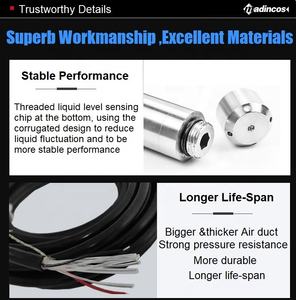 MLT610-LT: интегрированный погружной Профессиональный настраиваемый передатчик уровня температуры жидкости с 0 до 0,5 м и 0-200 м - Product Image 6