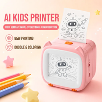 Mainan Printer AI V9 untuk Anak dengan Pembuatan Gambar Berbasis Suara, Pencetakan Thermal, Menggambar & Mewarnai, Tersedia OEM ODM