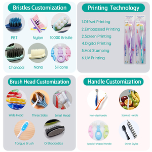 <span class=keywords><strong>Brosse</strong></span> à dents pour enfants personnalisable avec des poils en PBT de 0,15 mm, fabricant OEM ODM, vente directe - Product Image 4