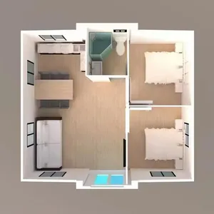 Casa Contenedor Modular Portátil, Villa Prefabricada de 3 Dormitorios, Casa Desmontable - Product Image 5