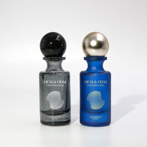 Hot Sell Round 50ml Perfume <b>Bottle</b> clear Black 30Ml 100ml Glass Perfume <b>Bottle</b> Luxury Perfume <b>Bottle</b> With Long Neck - Product Image 3