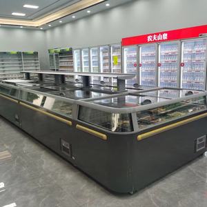 Congelatore a Pozzetto con Porta Scorrevole in Vetro Trasparente per Negozi, Attrezzatura di Refrigerazione Commerciale - Product Image 4