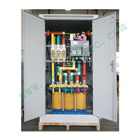 SBW-500KVA de régulateur de tension automatique de type servomoteur triphasé stabilisateur AVR Estabilizador De Voltaje 208/220/380/400/415/440VAC