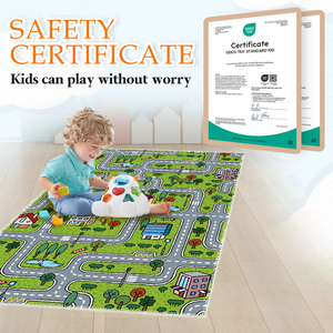 Tapis de jeu éducatif personnalisé avec carte du monde pour enfants, tapis de chambre d'enfant, tapis de salon pour bébé, tapis pour enfants - Product Image 4