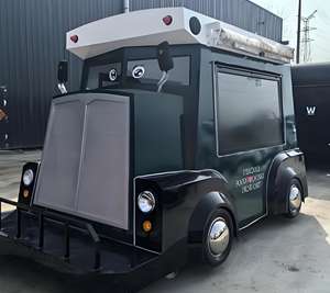 แท่นวางสัมปทานสำหรับงานหนัก-รถบรรทุกอาหารพร้อมหม้อทอดและเตาย่างเบอร์เกอร์สำหรับงานแสดงสินค้าร้านอาหารเคลื่อนที่สมบูรณ์ - Product Image 5