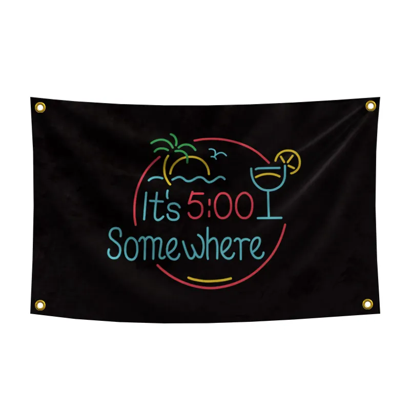 Best Price Good Quality 100% Polyester 3x5FT Black Custom Vivid Color Full Send Flags With 2 Metal Grommets