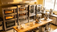 Ensemble complet d'équipements de boulangerie électrique en acier inoxydable CPVKRY pour pâtisserie, ligne de production de pain, personnalisation, 2 ans