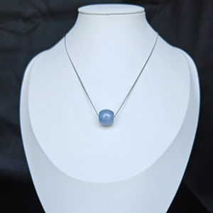 Collier en jadeite Paradise en argent sterling, vente chaude, avec chaîne en argent 925 certifiée NGTC, bijoux élégants pour femmes, cadeau - Product Image 1