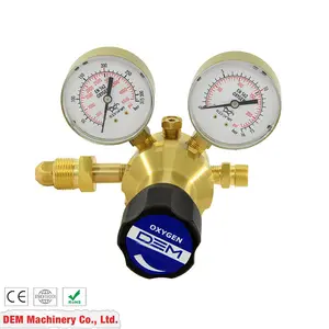 DEM CR0505 1.5mpa CGA540 Brass Body Acetylene Regulator Oxygen Single Stage Nitrogen Gas Pressure Regulator