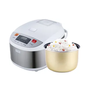 2023 cina fabbrica multi fornello di riso elettrico cucina di casa Set di pentole argento 5L Smart Cooking Pot automatico digitale