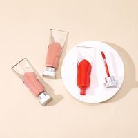 Stick de maquillage mat 2-en-1 végétalien en gros, gloss à lèvres et blush, enrichi en vitamine C, style tendance, huile teintée pour lèvres et joues