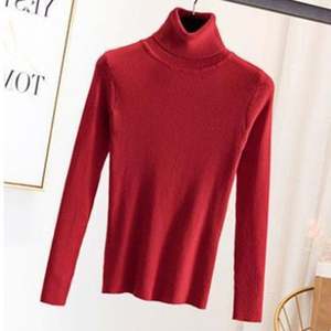 Vente en gros d'usine, hauts en tricot chauds pour l'automne, l'hiver et le printemps, pull à col roulé côtelé, pull à col montant pour femmes - Product Image 3