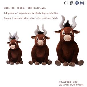 कस्टम बुल प्लश खिलौना भरा हुआ खिलौना बैल बैल भरा जानवर - Product Image 3