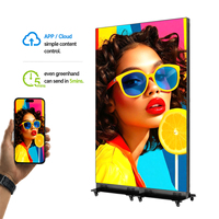 Affiche LED P2 à louer, design double pliage, emballée dans un flight case 2-en-1, livraison rapide depuis Las Vegas, USA