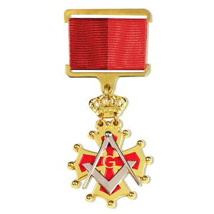 Medalla y Decoraciones Masónicas Conmemorativas de Honor Doradas Personalizadas al por Mayor - Product Image 1