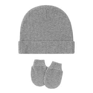 Ensemble <span class=keywords><strong>de</strong></span> mitaines et bonnets côtelés pour bébés nouveau-nés unisexes, filles et garçons, automne, gants et bonnets doux pour nourrissons et tout-petits, ensemble cadeau - Product Image 2
