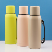 Thermos en acier inoxydable Mate Gourde Yerba Mate Set flacon bouteille 1 litro termo isolé mate tasse Argentine bouteille thermos