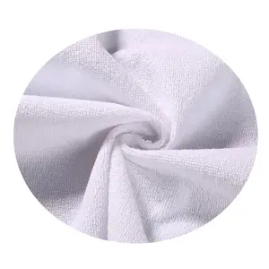 Breathable and Waterproof 0.02mm TPU/TPE Laminated Cotton Terry Loop Fabric