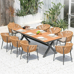 Silla de Comedor Moderna para Exteriores con Brazos, Estructura de Aluminio con Recubrimiento en Polvo, Plegable, Duradera y Estable, para Uso en Hoteles - Product Image 2