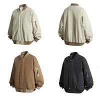 Nouvel arrivage de veste de baseball veste de course et de randonnée d'extérieur design à la mode de couleur unie veste coupe-vent imperméable pour hommes