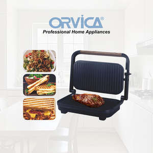 <b>Electric</b> <b>Grills</b> for Household with Nonstick Plates Press Portable Indoor No Oil <b>Grills</b> - Product Image 3