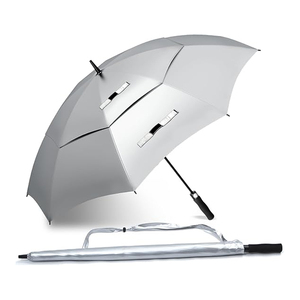 <b>Large</b> Double Canopy Golf <b>Umbrella</b> Windproof Custom Logo <b>Umbrella</b> Business Outdoor Rain Shelter for Golfing - Product Image 1