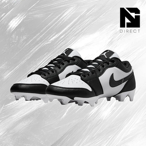 Zapatillas Deportivas Air Jordan 1 Low TD 'Negro Blanco' 2023, de Cuero Genuino, con Cordones, Suela de Goma, para Todas las Temporadas, Punta Cerrada - Product Image 3