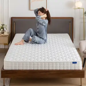 OEM 10inch Single Size Cooling Memory Foam Split King Size PU Foam Adjustable Bed Mattress Can Be Rolled In A Carton Box