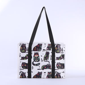 กระเป๋าผ้าทอ PP พิมพ์ลายสีสันสดใส - Product Image 1